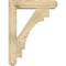 Ekena Millwork Merced Craftsman Rough Sawn Bracket w/ Offset Brace, Douglas Fir, 6"W x 24"D x 32"H BKT0604X24X32MRC04RDF - alternate 3